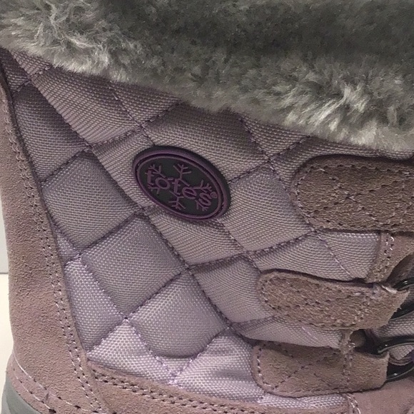 Totes Jenna 2 Girl’s Snow Boots. Size 2 Gently Worn. - Picture 4 of 6